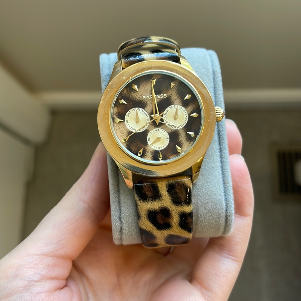 Express Leopard Watch